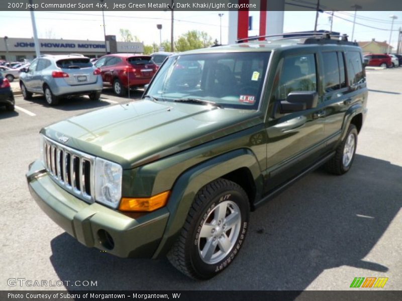 Jeep Green Metallic / Dark Khaki/Light Graystone 2007 Jeep Commander Sport 4x4
