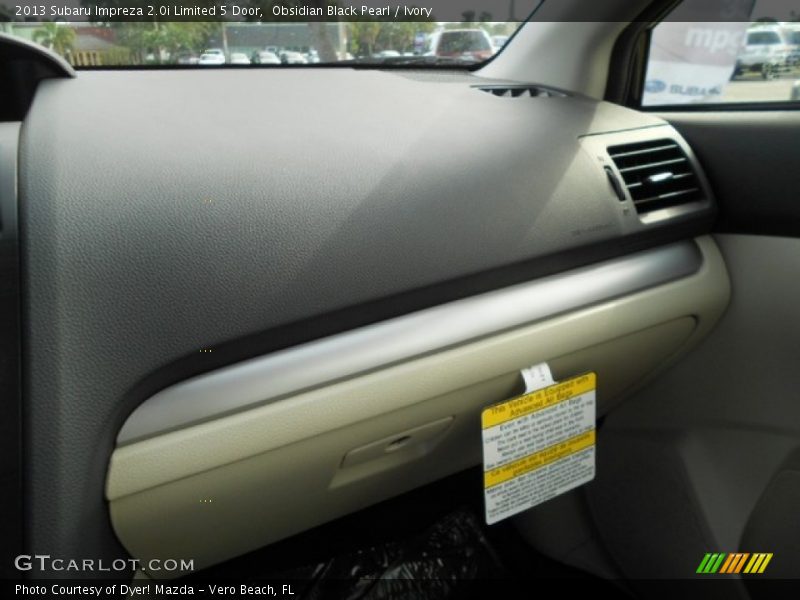 Obsidian Black Pearl / Ivory 2013 Subaru Impreza 2.0i Limited 5 Door