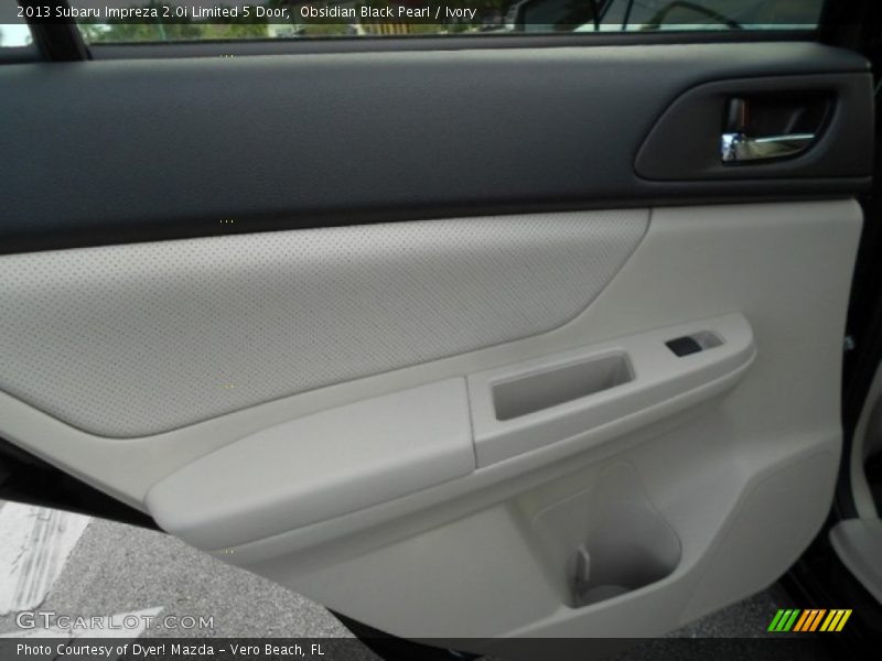 Obsidian Black Pearl / Ivory 2013 Subaru Impreza 2.0i Limited 5 Door