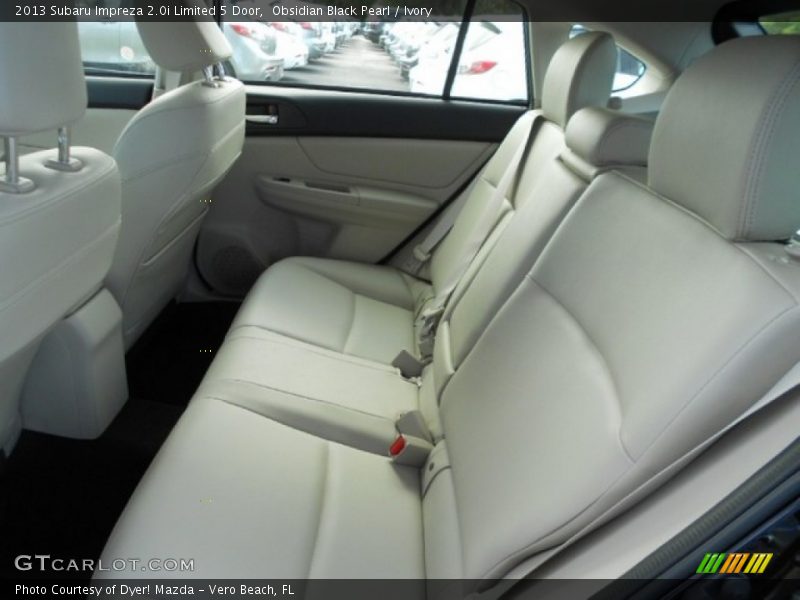 Obsidian Black Pearl / Ivory 2013 Subaru Impreza 2.0i Limited 5 Door