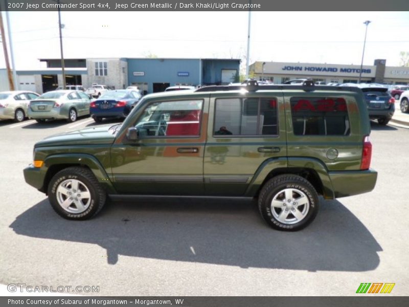 Jeep Green Metallic / Dark Khaki/Light Graystone 2007 Jeep Commander Sport 4x4