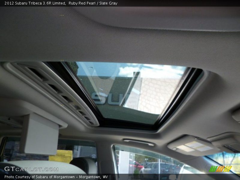 Ruby Red Pearl / Slate Gray 2012 Subaru Tribeca 3.6R Limited