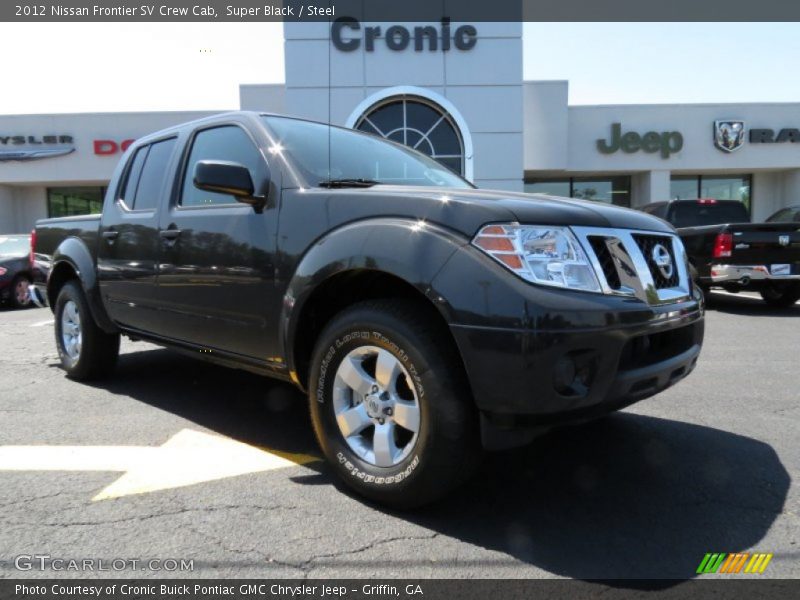 Super Black / Steel 2012 Nissan Frontier SV Crew Cab