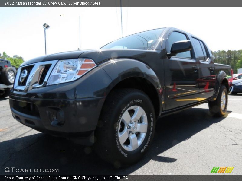 Super Black / Steel 2012 Nissan Frontier SV Crew Cab