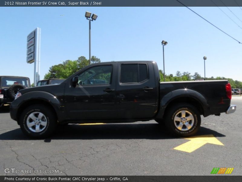Super Black / Steel 2012 Nissan Frontier SV Crew Cab
