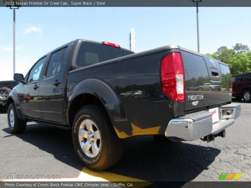 Super Black / Steel 2012 Nissan Frontier SV Crew Cab