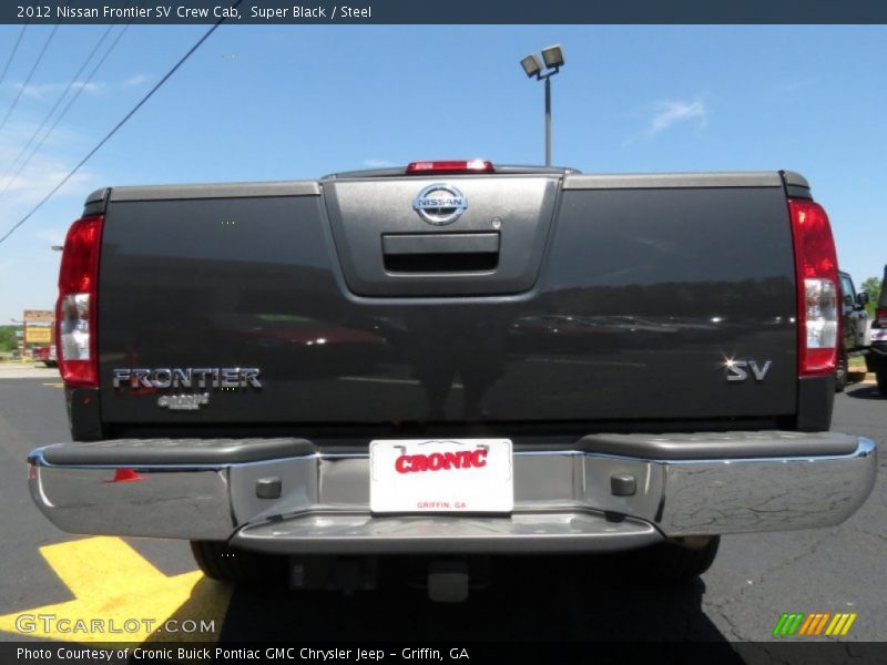 Super Black / Steel 2012 Nissan Frontier SV Crew Cab