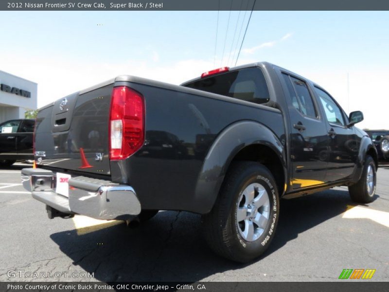 Super Black / Steel 2012 Nissan Frontier SV Crew Cab