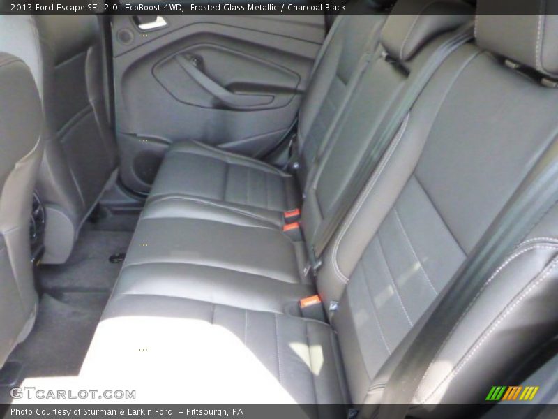 Frosted Glass Metallic / Charcoal Black 2013 Ford Escape SEL 2.0L EcoBoost 4WD