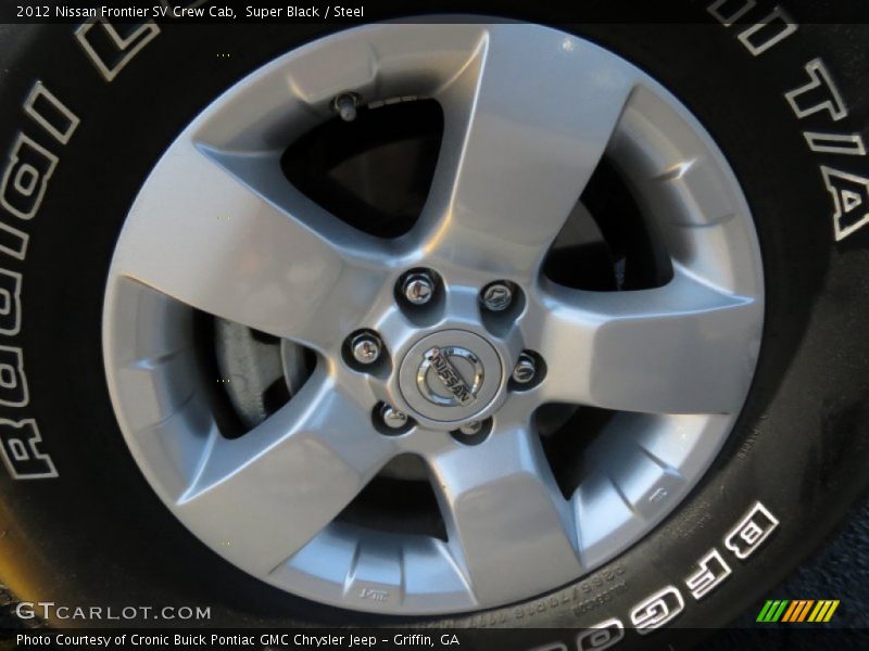 Super Black / Steel 2012 Nissan Frontier SV Crew Cab