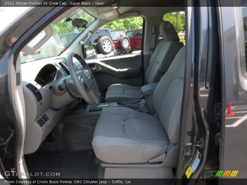 Super Black / Steel 2012 Nissan Frontier SV Crew Cab