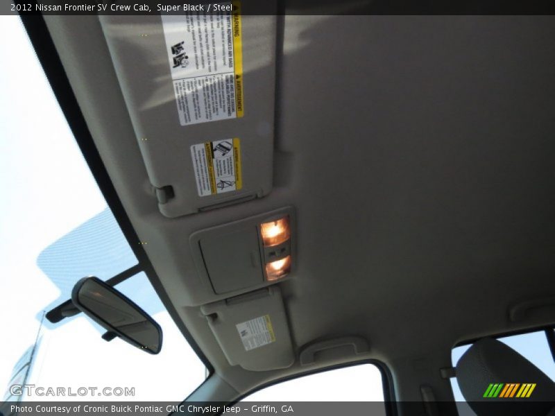 Super Black / Steel 2012 Nissan Frontier SV Crew Cab
