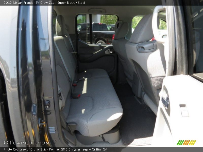 Super Black / Steel 2012 Nissan Frontier SV Crew Cab