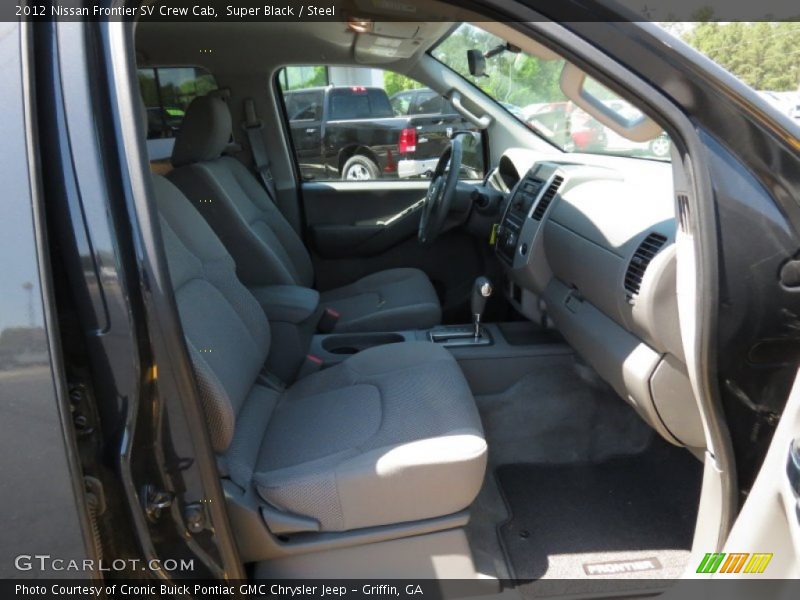 Super Black / Steel 2012 Nissan Frontier SV Crew Cab