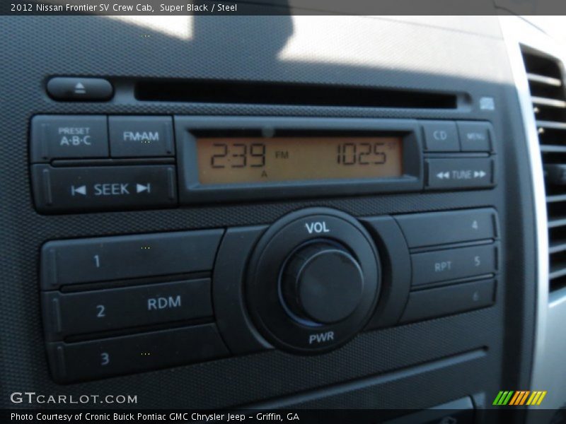 Super Black / Steel 2012 Nissan Frontier SV Crew Cab