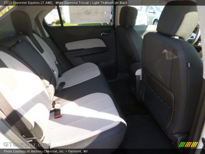 White Diamond Tricoat / Light Titanium/Jet Black 2013 Chevrolet Equinox LT AWD