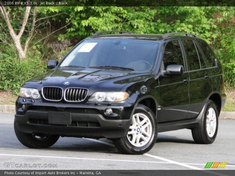 Jet Black / Black 2006 BMW X5 3.0i
