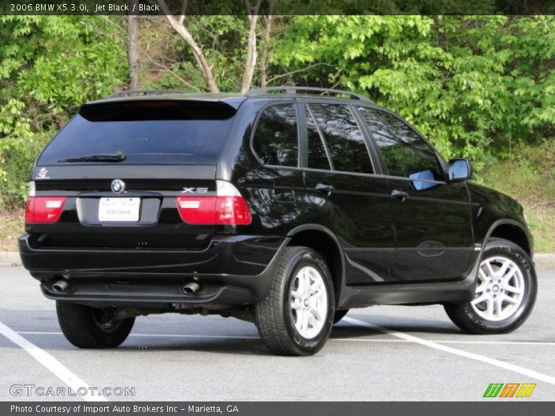 Jet Black / Black 2006 BMW X5 3.0i