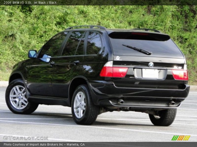 Jet Black / Black 2006 BMW X5 3.0i