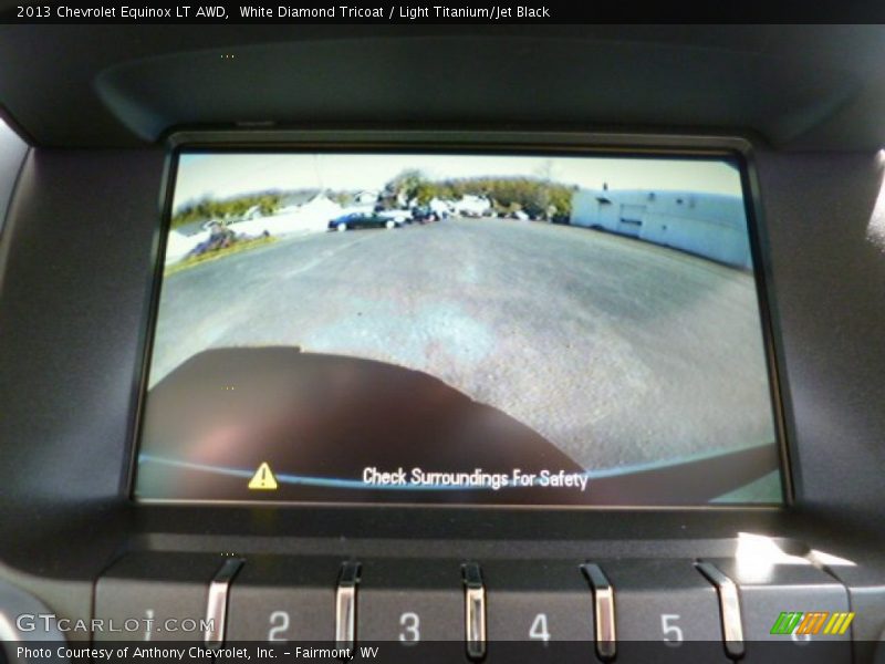 White Diamond Tricoat / Light Titanium/Jet Black 2013 Chevrolet Equinox LT AWD