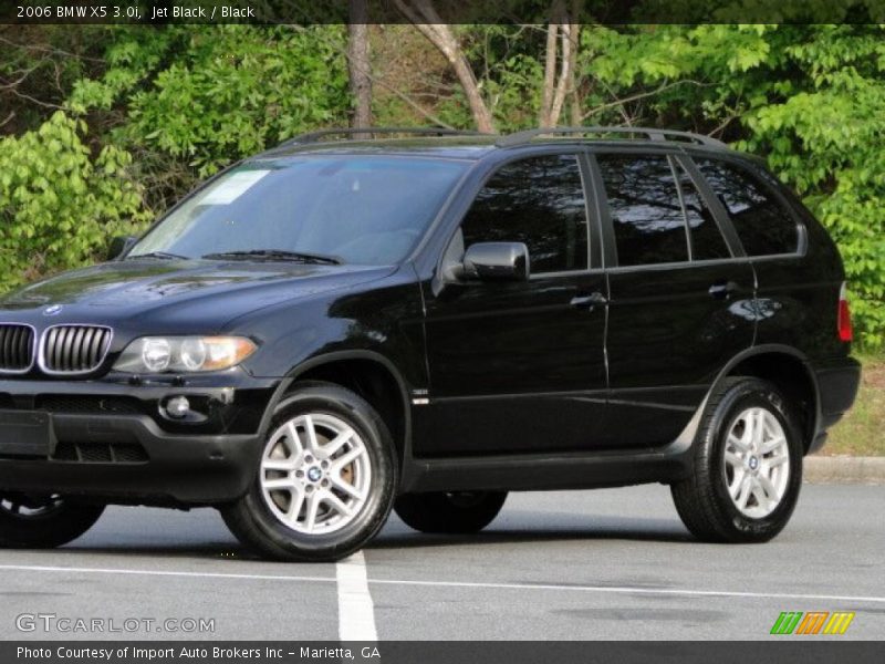 Jet Black / Black 2006 BMW X5 3.0i