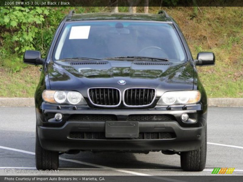 Jet Black / Black 2006 BMW X5 3.0i
