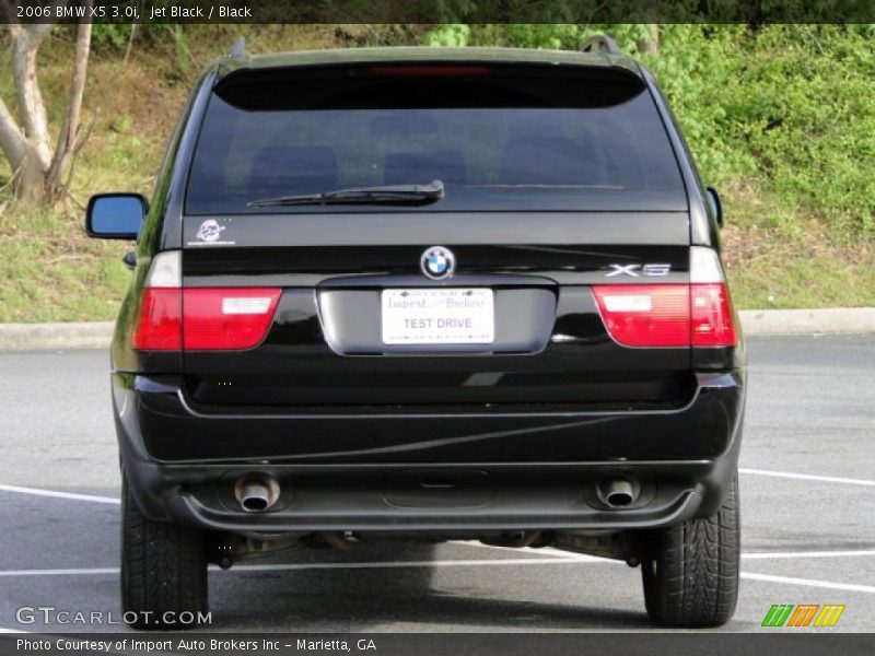 Jet Black / Black 2006 BMW X5 3.0i
