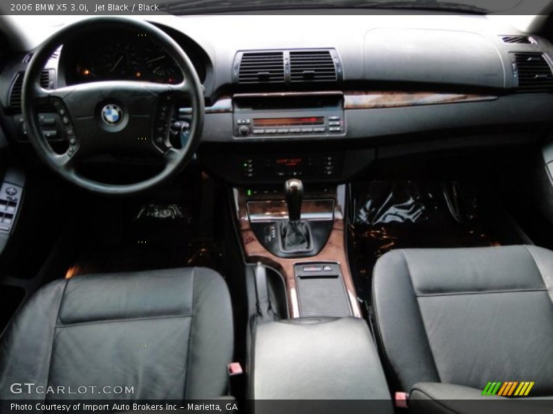 Jet Black / Black 2006 BMW X5 3.0i