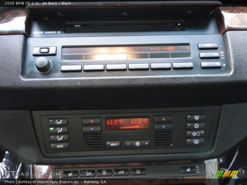 Jet Black / Black 2006 BMW X5 3.0i