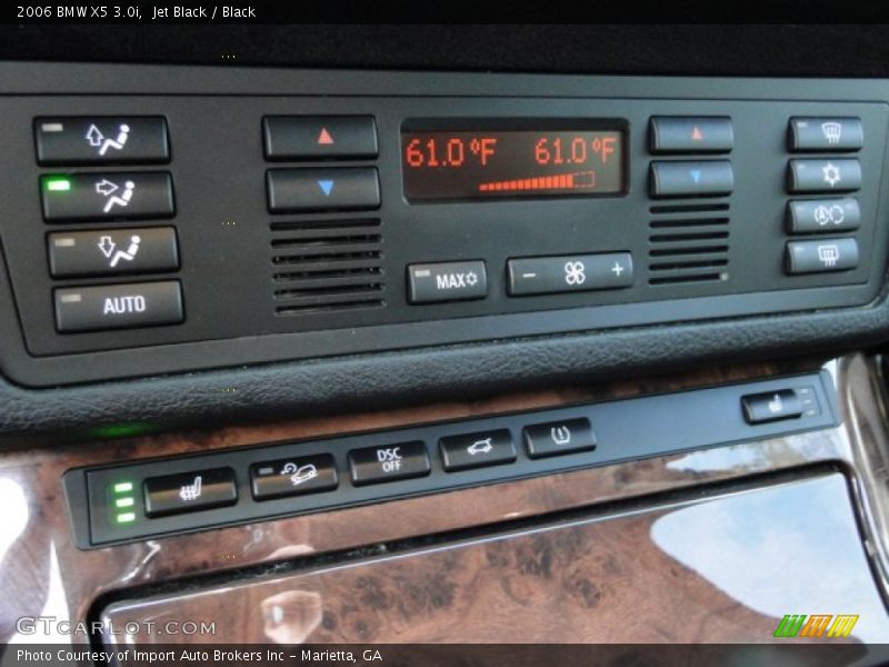 Jet Black / Black 2006 BMW X5 3.0i