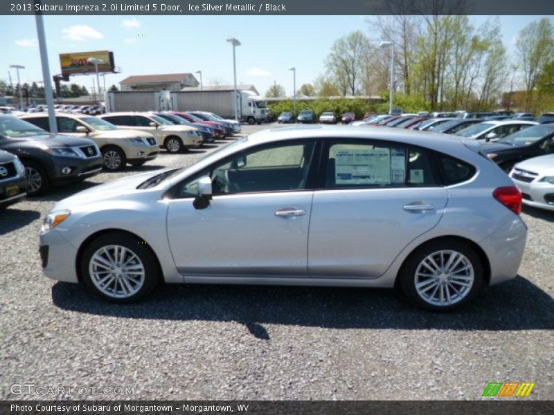 Ice Silver Metallic / Black 2013 Subaru Impreza 2.0i Limited 5 Door