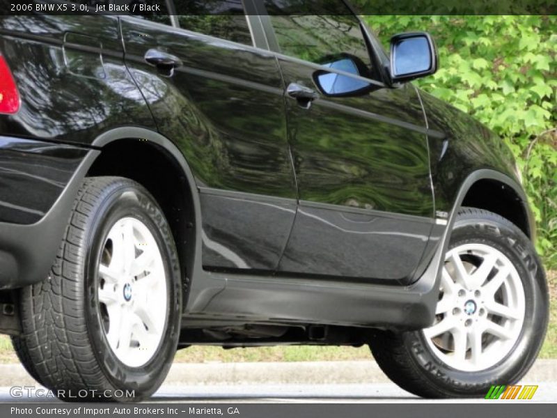Jet Black / Black 2006 BMW X5 3.0i