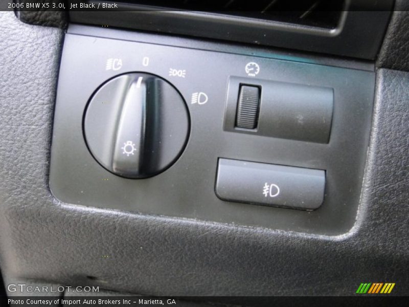 Jet Black / Black 2006 BMW X5 3.0i