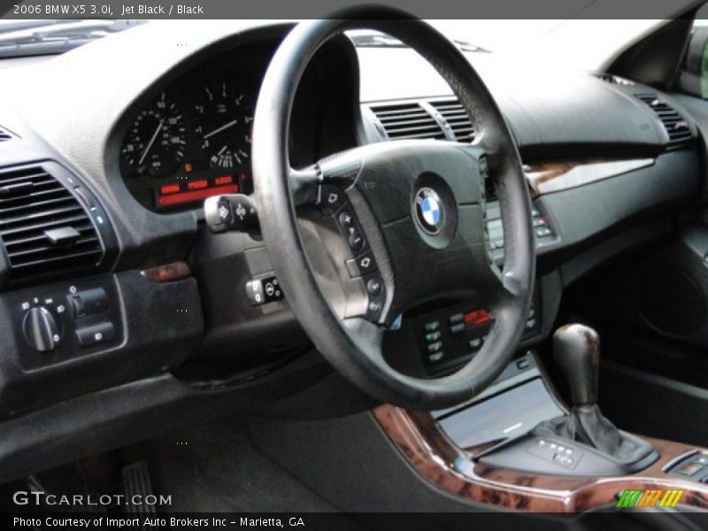 Jet Black / Black 2006 BMW X5 3.0i