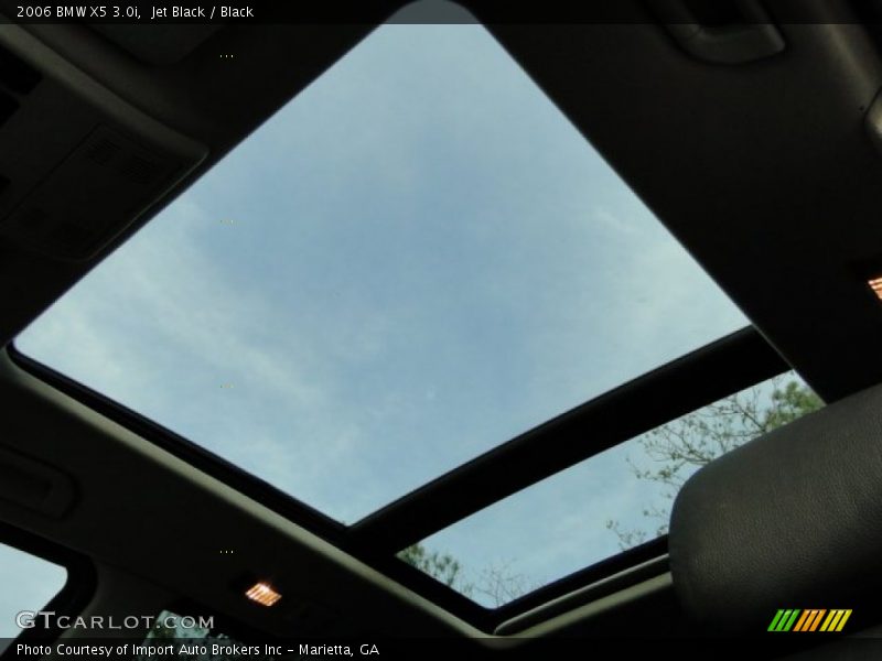 Jet Black / Black 2006 BMW X5 3.0i