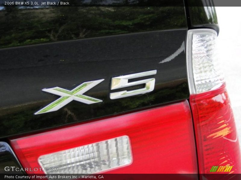 Jet Black / Black 2006 BMW X5 3.0i