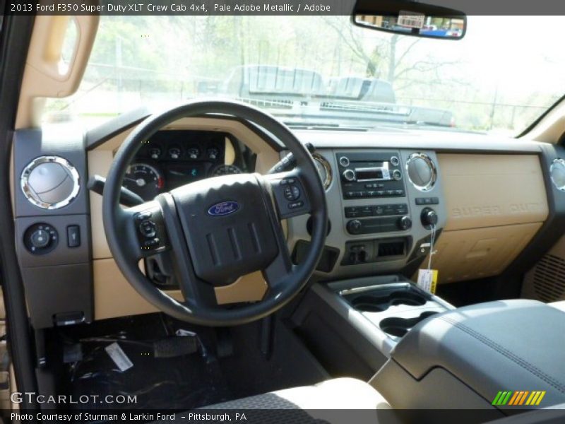 Pale Adobe Metallic / Adobe 2013 Ford F350 Super Duty XLT Crew Cab 4x4