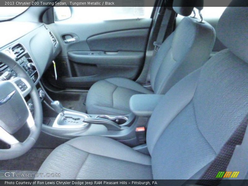 Tungsten Metallic / Black 2013 Chrysler 200 Touring Sedan