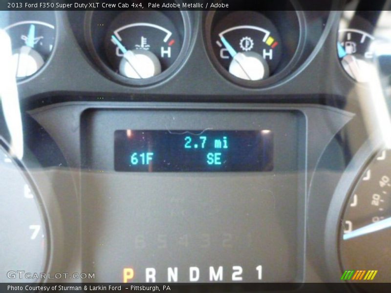 Pale Adobe Metallic / Adobe 2013 Ford F350 Super Duty XLT Crew Cab 4x4