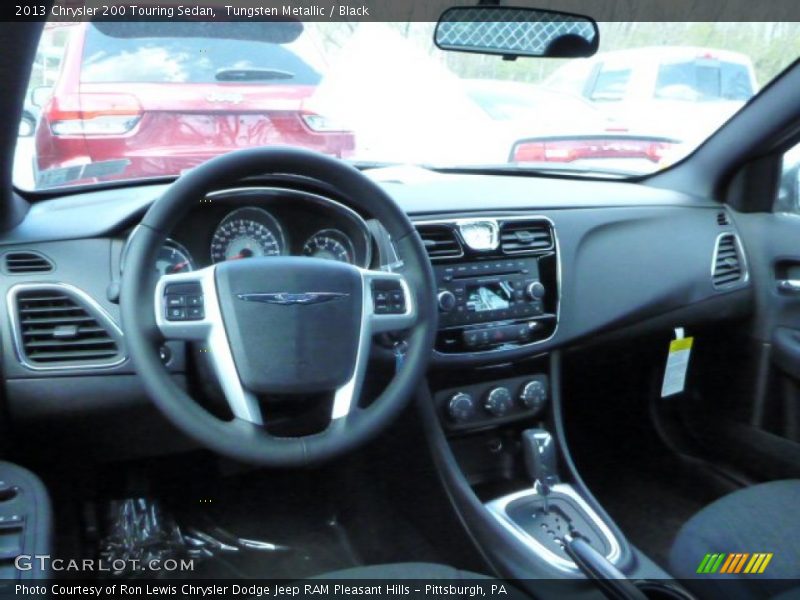Tungsten Metallic / Black 2013 Chrysler 200 Touring Sedan