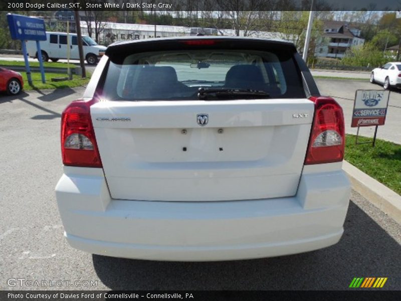 Stone White / Dark Slate Gray 2008 Dodge Caliber SXT