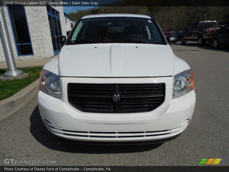 Stone White / Dark Slate Gray 2008 Dodge Caliber SXT