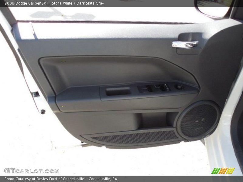 Stone White / Dark Slate Gray 2008 Dodge Caliber SXT