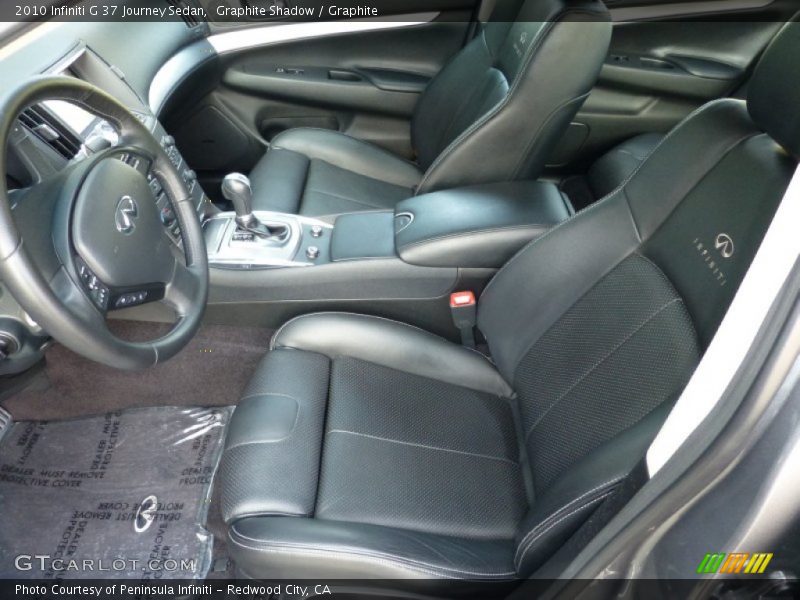  2010 G 37 Journey Sedan Graphite Interior