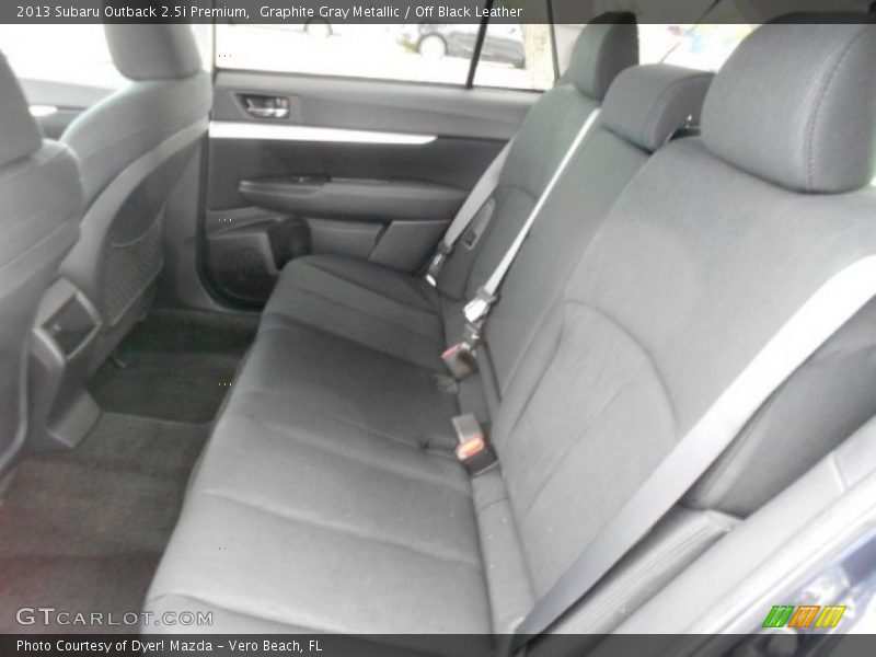 Graphite Gray Metallic / Off Black Leather 2013 Subaru Outback 2.5i Premium