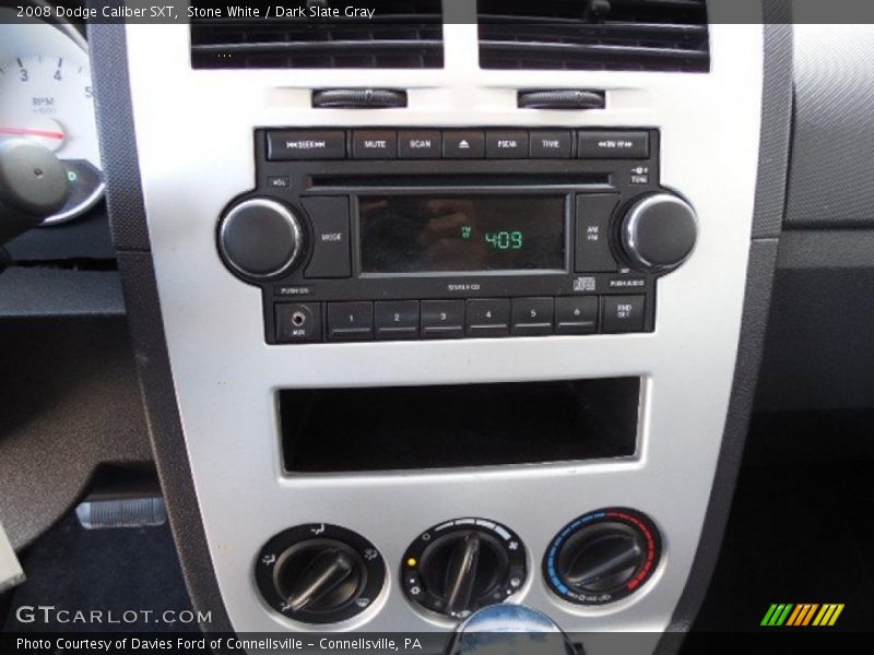 Stone White / Dark Slate Gray 2008 Dodge Caliber SXT