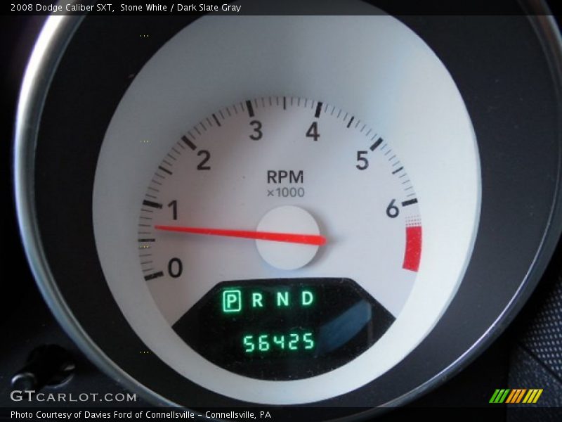 Stone White / Dark Slate Gray 2008 Dodge Caliber SXT