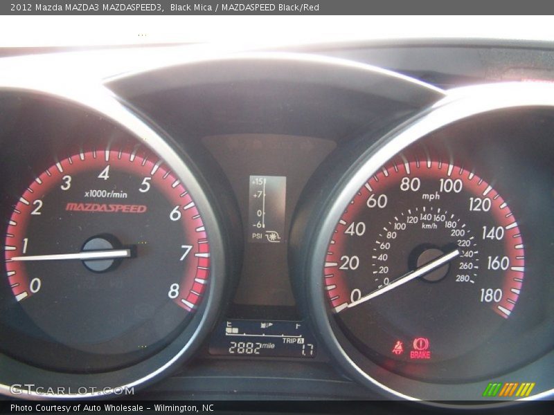  2012 MAZDA3 MAZDASPEED3 MAZDASPEED3 Gauges