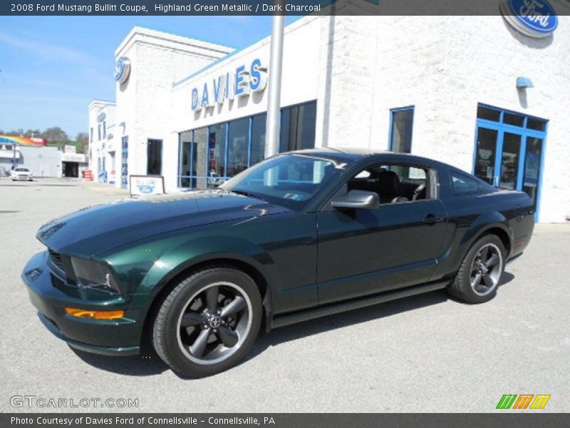 Highland Green Metallic / Dark Charcoal 2008 Ford Mustang Bullitt Coupe