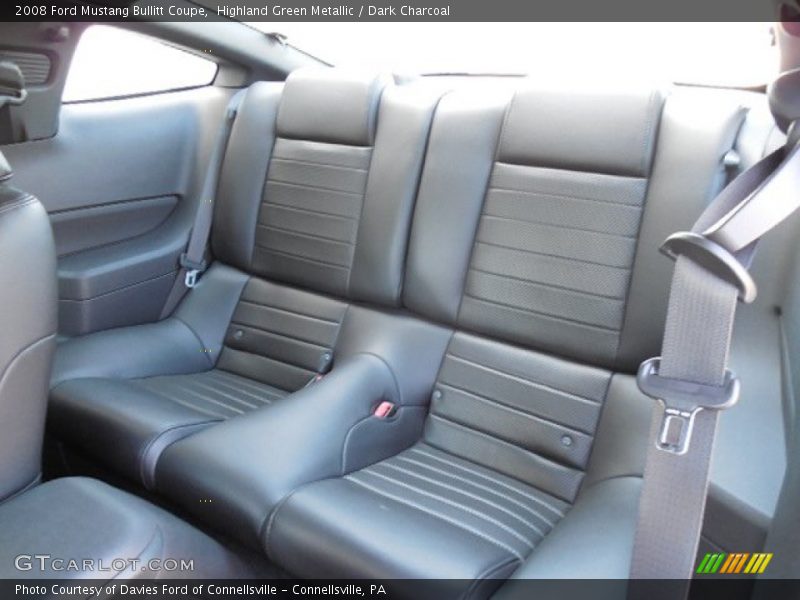 Rear Seat of 2008 Mustang Bullitt Coupe